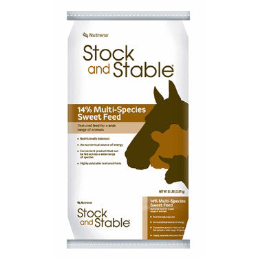 Nutrena® Stock and Stable® 14% Sweet Multi-Species Feed